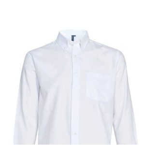 Camisa Oxford blanca Bolsillo Pedago