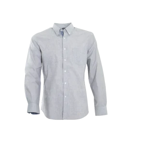 Camisa Fil A Fil Gris