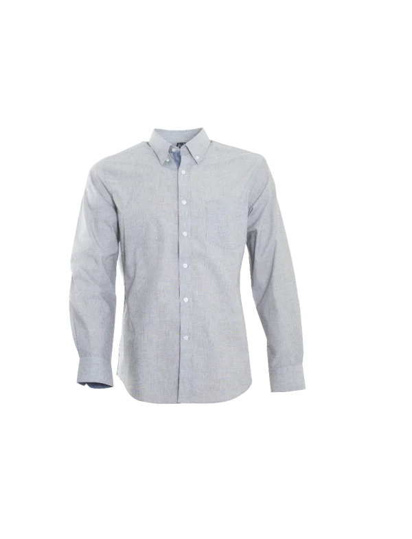 Camisa Fil A Fil Gris