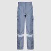 Pantalón Cargo Poplin C/Reflectante Gris