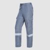 Pantalón Cargo Poplin C/Reflectante Gris - Imagen 2