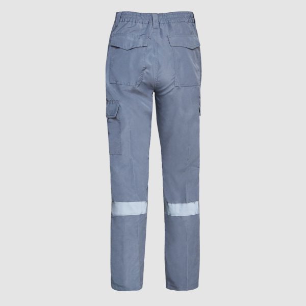 Pantalón Cargo Poplin C/Reflectante Gris - Imagen 3