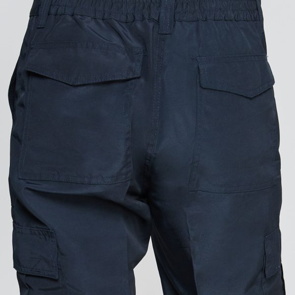 Pantalón Cargo Poplin C/Reflectante Azul - Imagen 6