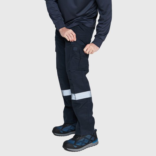 Pantalón Cargo Poplin C/Reflectante Azul - Imagen 7