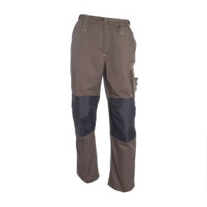 Pantalón Cargo Con Refuerzo Hombre T/C 80/20 Café Oscuro