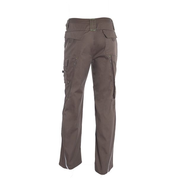 Pantalón Cargo Con Refuerzo Hombre T/C 80/20 Café Oscuro - Imagen 3