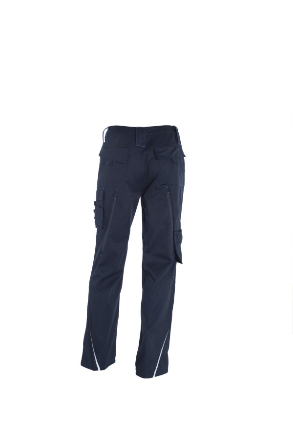 Pantalón Cargo Con Refuerzo Hombre T/C 80/20 Azul - Imagen 3
