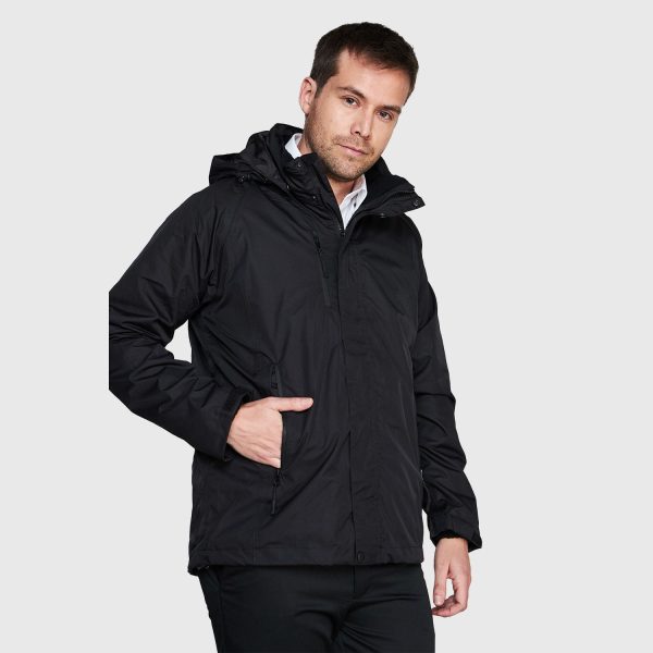 Parka Técnico 3X1 Corcovado Hombre o Mujer Negro - Imagen 2