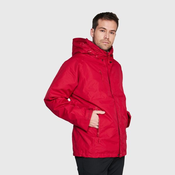 Parka Técnico 3X1 Corcovado Hombre - Mujer Rojo - Imagen 3