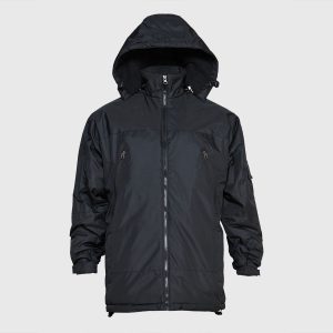 Parka Básica Hombre Negro