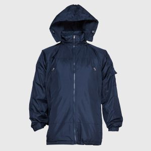 Parka Básica Hombre Azul Marino