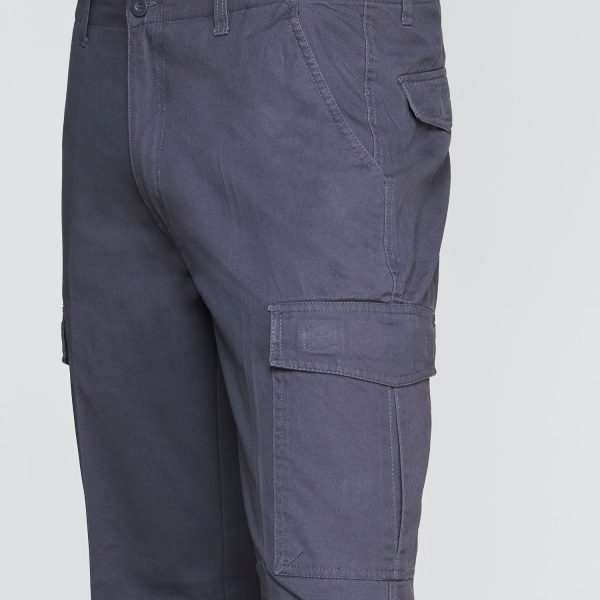 Pantalon Cargo Gabardina Hombre Melange medio - Imagen 3