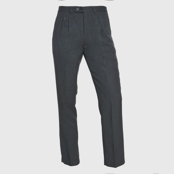 Pantalon Poly-Rayon Hombre Gris