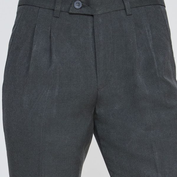 Pantalon Poly-Rayon Hombre Gris - Imagen 3