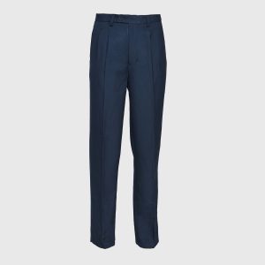 Pantalon Poly-Rayon Hombre Azul Marino