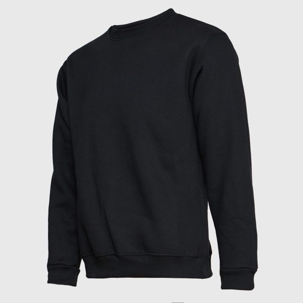 Poleron Afranelado Unisex Negro - Imagen 3