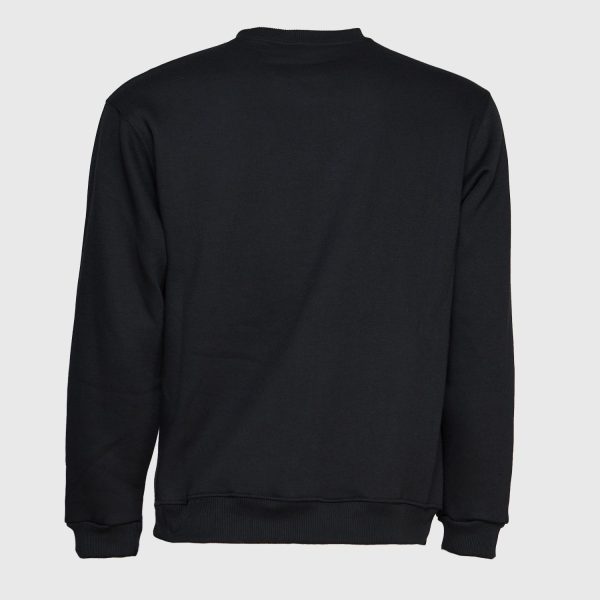 Poleron Afranelado Unisex Negro - Imagen 4