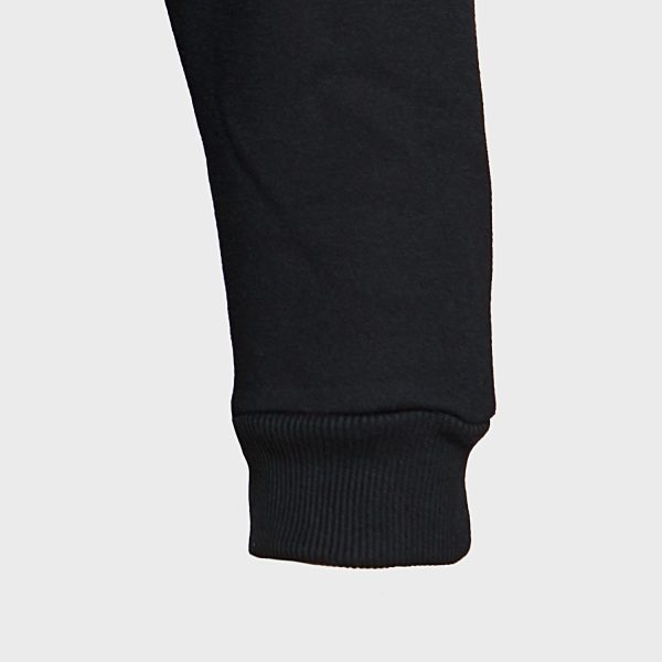 Poleron Afranelado Unisex Negro - Imagen 2