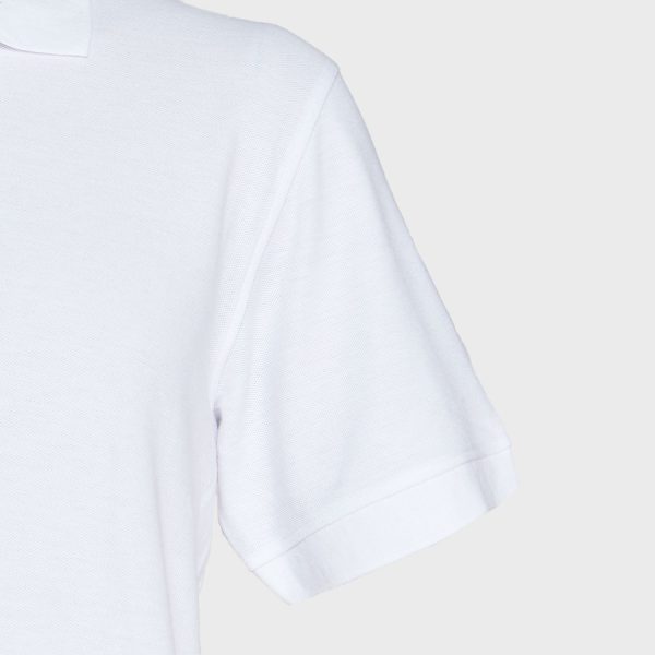 Polera Pique Hombre 80/20 M/C Blanco - Imagen 5