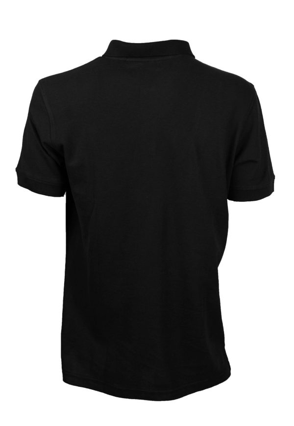 Polera Pique Hombre 80/20 M/C Negro - Imagen 3
