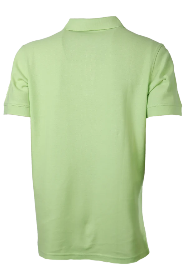 Polera Pique Hombre 80/20 M/C Verde Pistacho - Imagen 3
