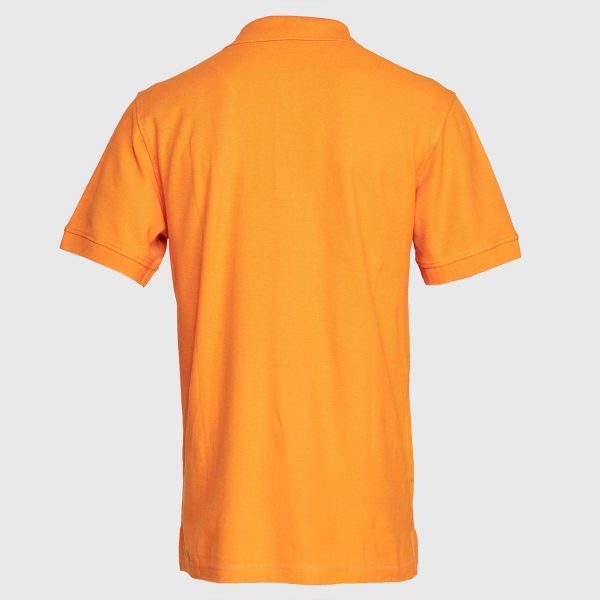 Polera Pique Hombre 80/20 M/C Naranjo Claro - Imagen 3