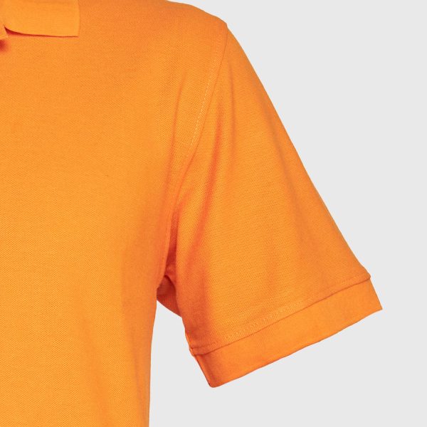 Polera Pique Hombre 80/20 M/C Naranjo Claro - Imagen 5
