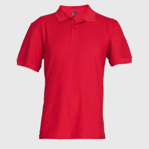 Polera Pique Hombre 80/20 M/C Rojo