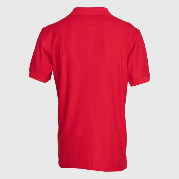 Polera Pique Hombre 80/20 M/C Rojo - Imagen 3