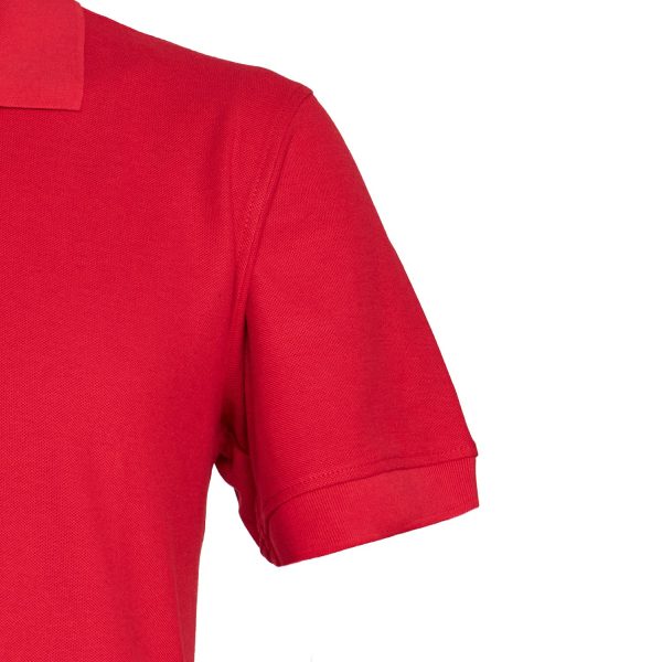 Polera Pique Hombre 80/20 M/C Rojo - Imagen 5