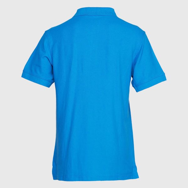 Polera Pique Hombre 80/20 M/C Azul Rey - Imagen 3