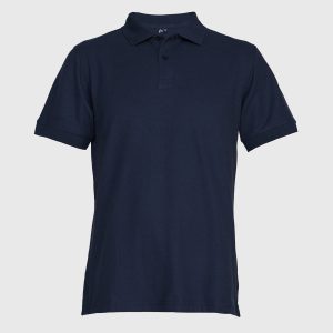 Polera Pique Hombre 80/20 M/C Azul Marino
