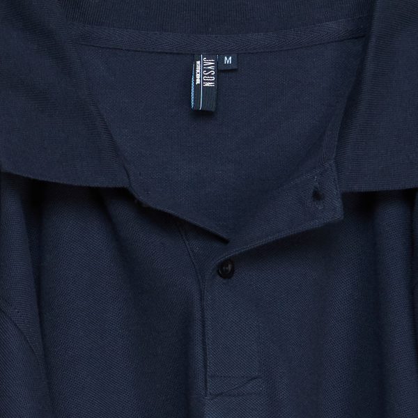 Polera Pique Hombre 80/20 M/C Azul Marino - Imagen 4