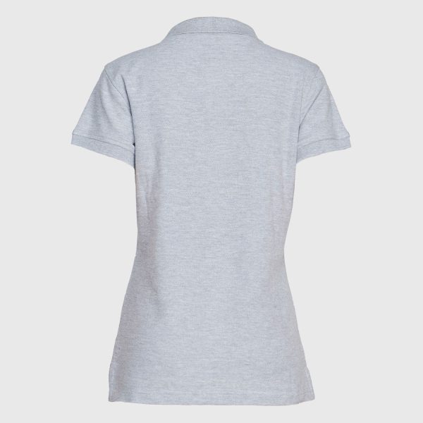 Polera Pique Mujer 80/20 M/C Gris Pizarra - Imagen 3