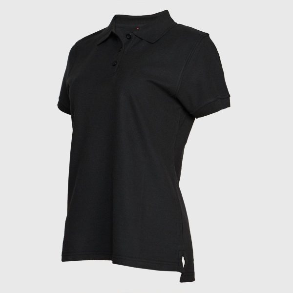 Polera Pique Mujer 80/20 M/C Negro - Imagen 2