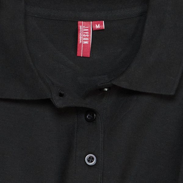 Polera Pique Mujer 80/20 M/C Negro - Imagen 4