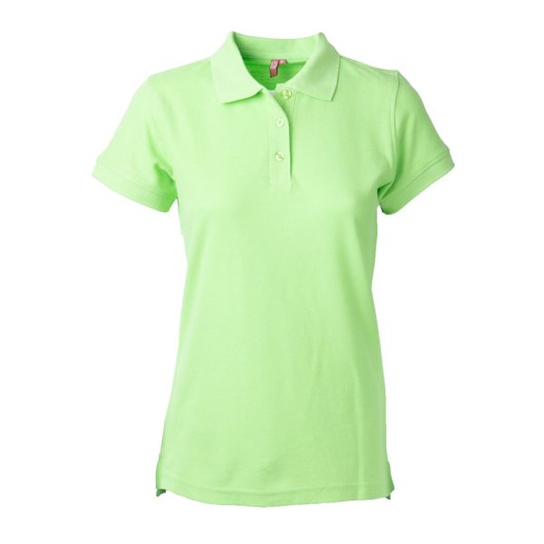Polera Pique Mujer 80/20 M/C Verde Pistacho