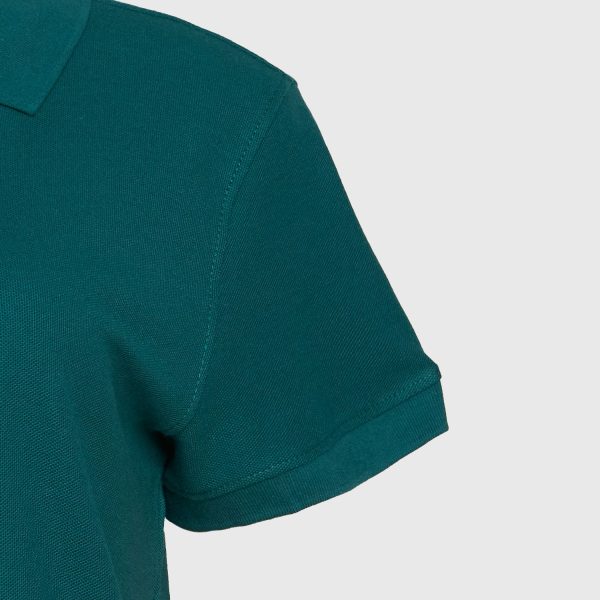 Polera Pique Mujer 80/20 M/C Verde Petróleo - Imagen 5