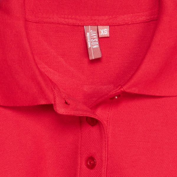 Polera Pique Mujer 80/20 M/C Rojo - Imagen 4