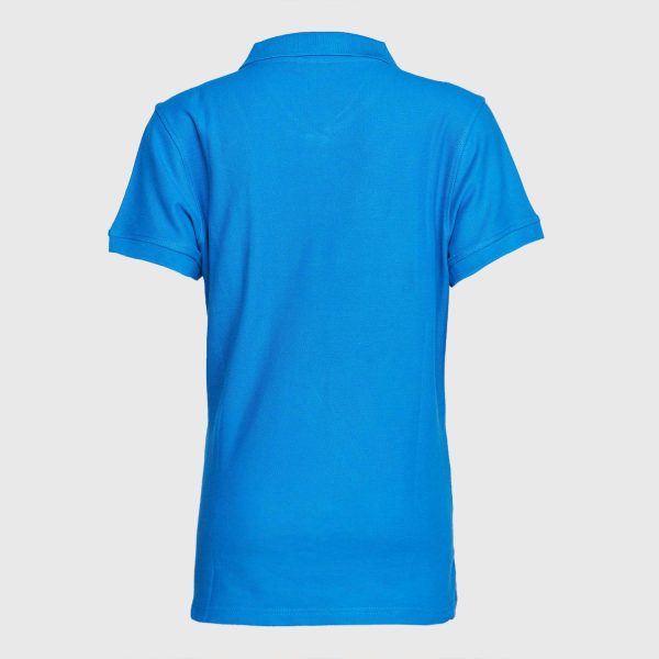 Polera Pique Mujer 80/20 M/C Azul Rey - Imagen 3