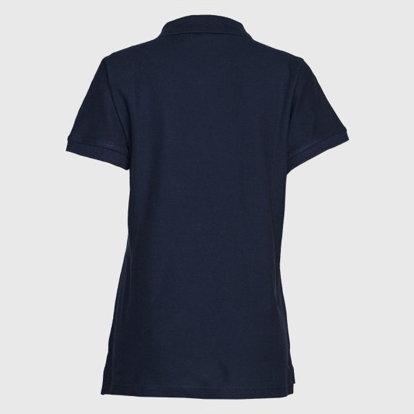 Polera Pique Mujer 80/20 M/C Azul Marino - Imagen 3