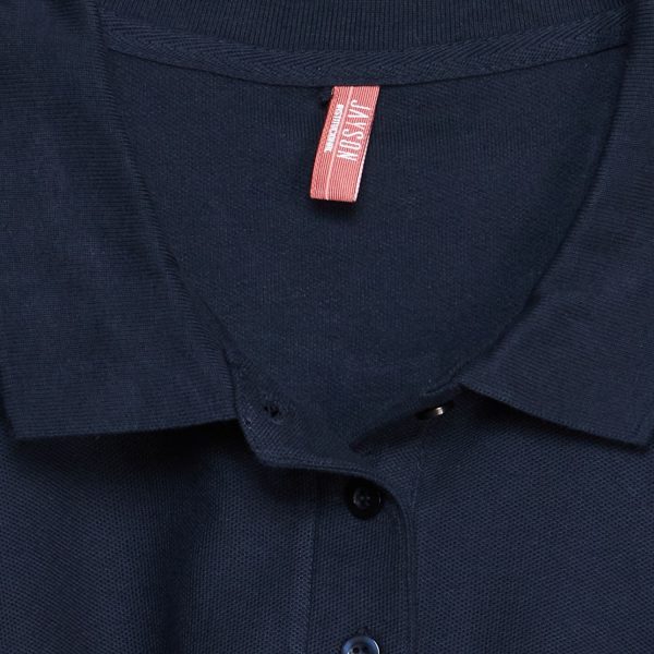 Polera Pique Mujer 80/20 M/C Azul Marino - Imagen 4