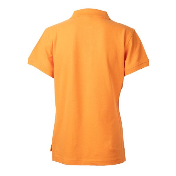 Polera Pique Mujer 80/20 M/C Naranjo Claro - Imagen 2