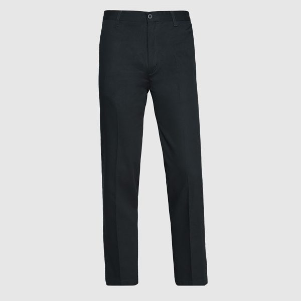 Pantalon Gabardina Hombre S/Pinzas Negro - Imagen 2