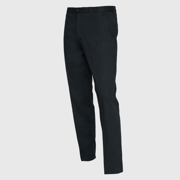 Pantalon Gabardina Hombre S/Pinzas Negro - Imagen 3