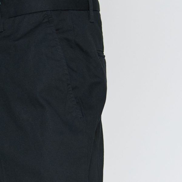 Pantalon Gabardina Hombre S/Pinzas Negro - Imagen 6