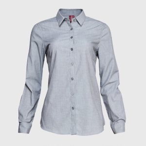 Blusa Fil A Fil Mujer Gris medio