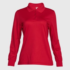 Polera Dry Fit Mujer Rojo