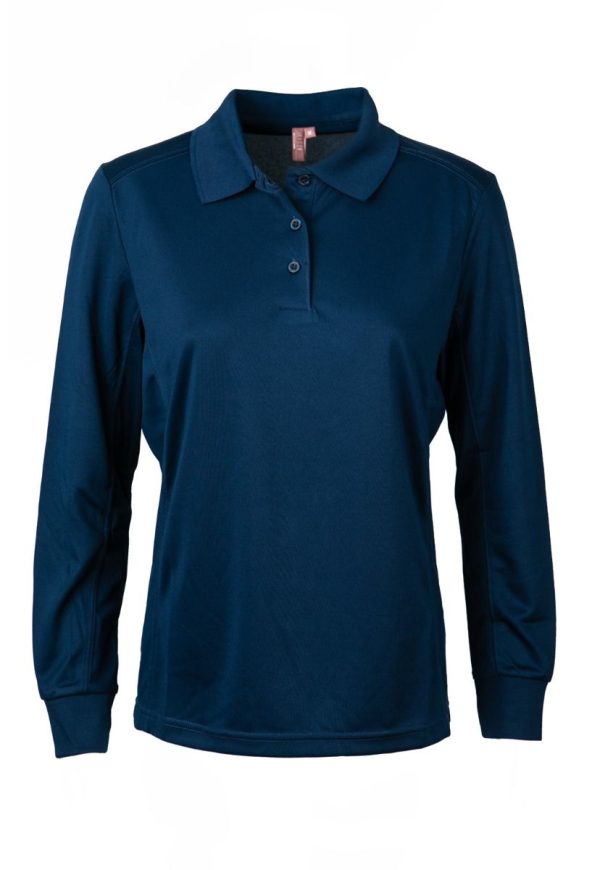 Polera Dry Fit Mujer Azul Marino