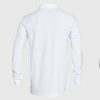 Polera Pique T/C Ml Hombre Blanco - Imagen 3